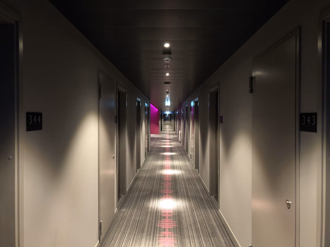 corredor de quartos
